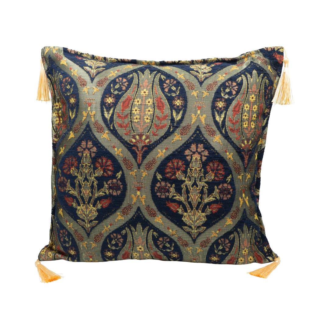 Tulip Cushion Cover (Dark Blue) | CC17