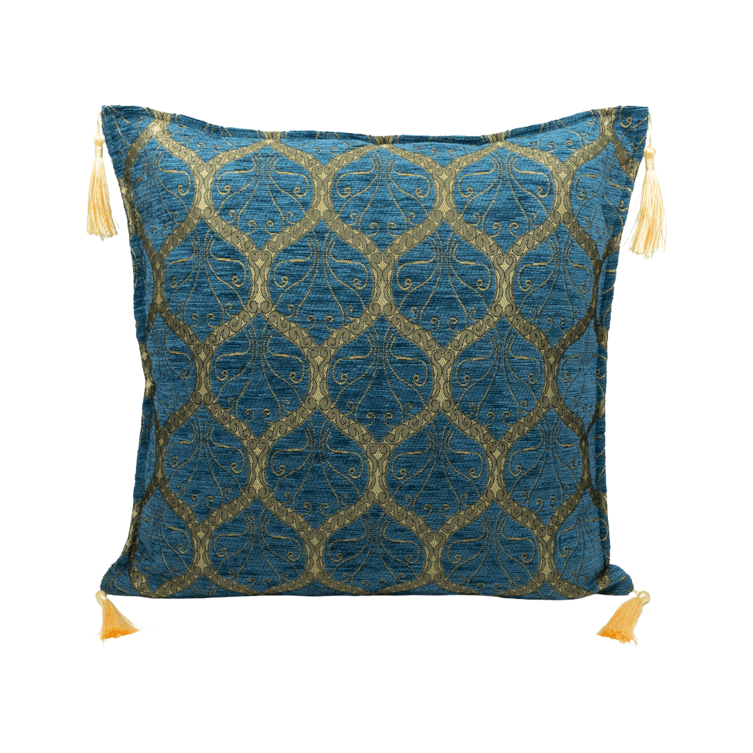 Geometric Cushion Cover (Blue) | CC10