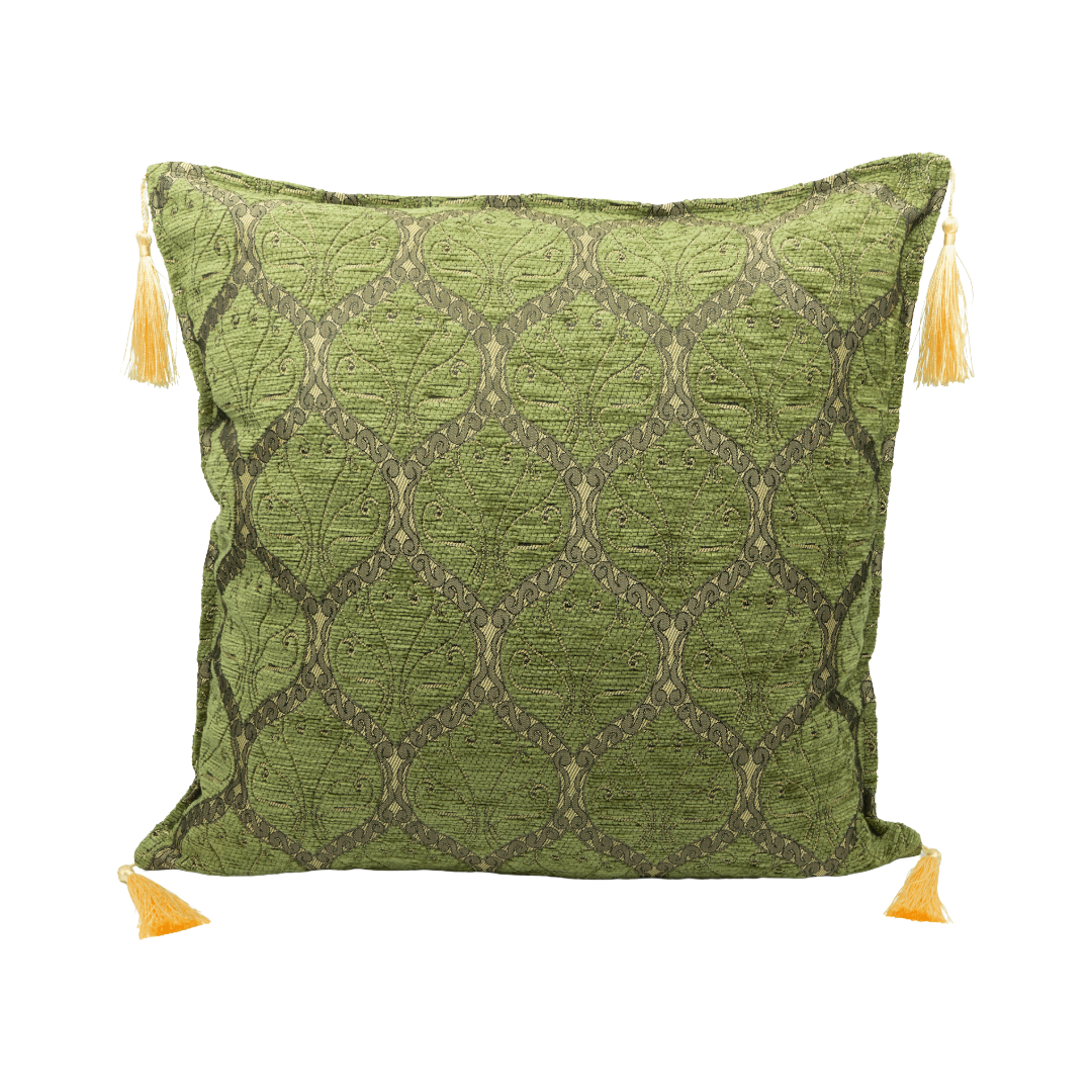 Geometric Cushion Cover (Green) | CC13