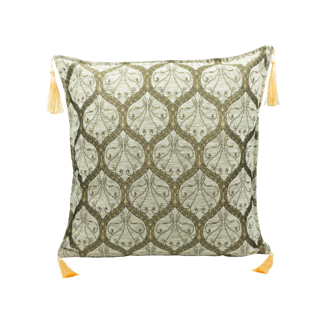 Geometric Cushion Cover (White) | CC14